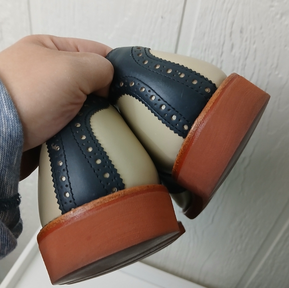 *VTG Mens LL Bean Saddle Shoes Leather Oxford Casual - 9.5D - Picture 10 of 10